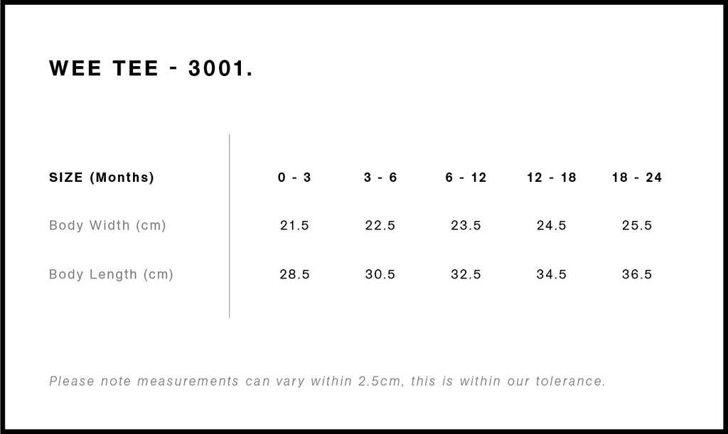 Organic Infant Wee Tee