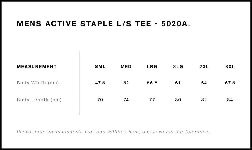 Staple Active L/S Tee - on request