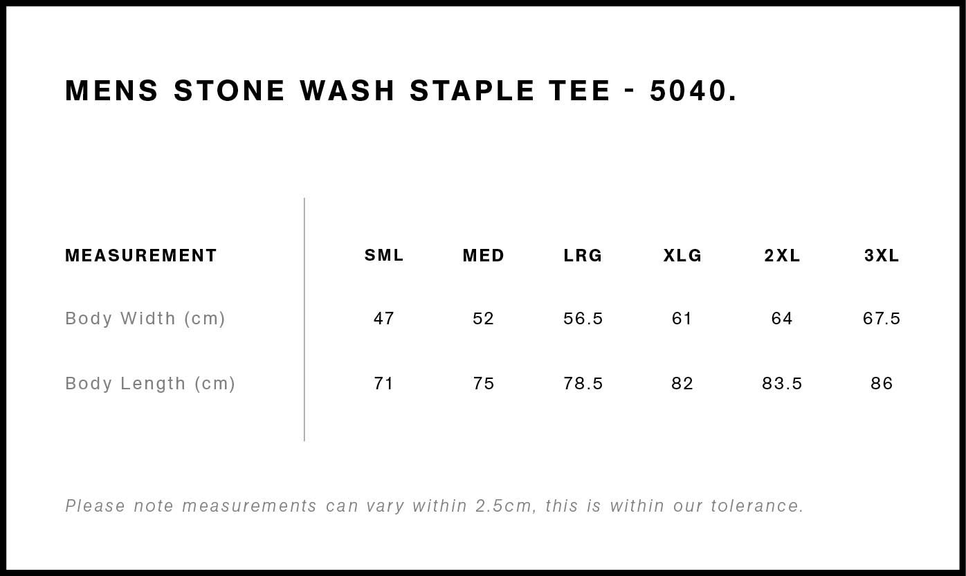 Staple Stone Wash Tee - on request