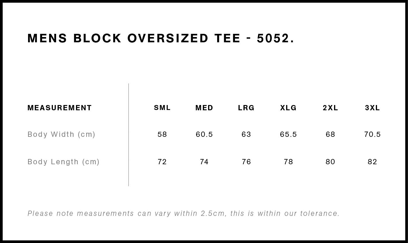 Block Oversized Tee