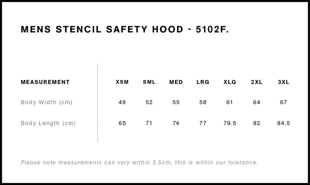 Stencil Safety Hood - on request
