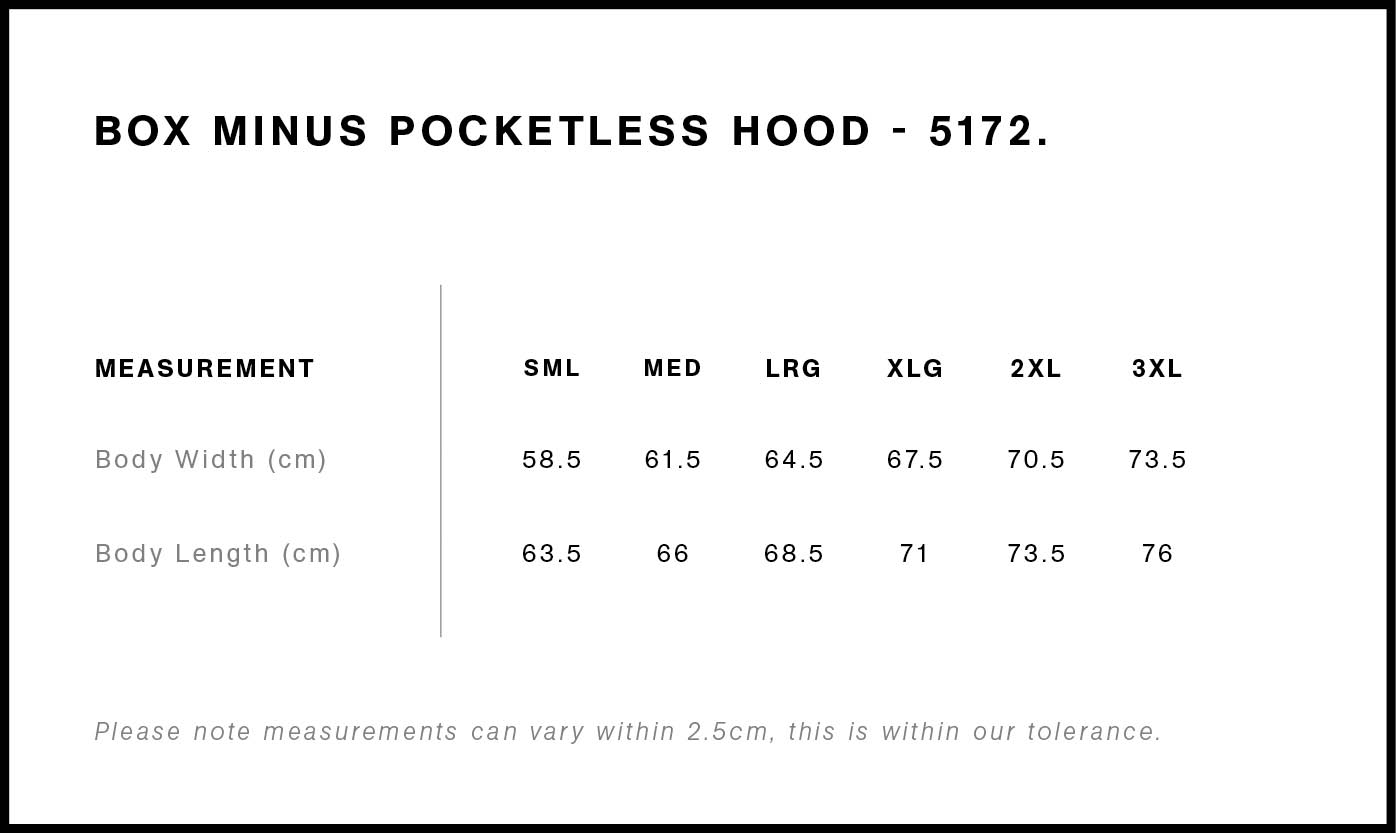 Box Minus Hood [-4cm] - on request